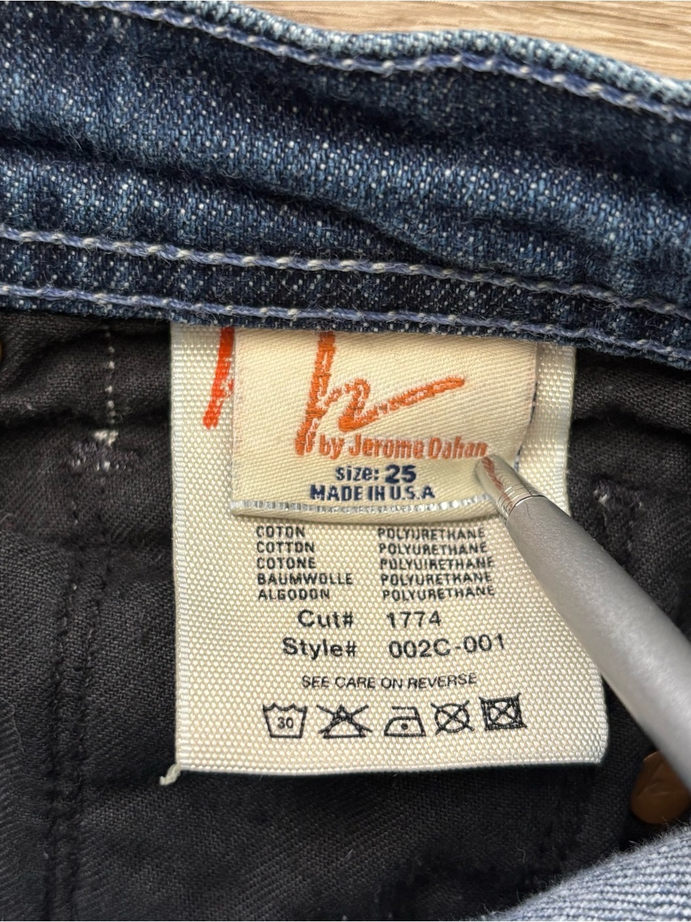Citizens Of Humanity Ingrid 002 Stretch Low Waist Flair/Flare Jeans Y2K Size 25 - Picture 9 of 14